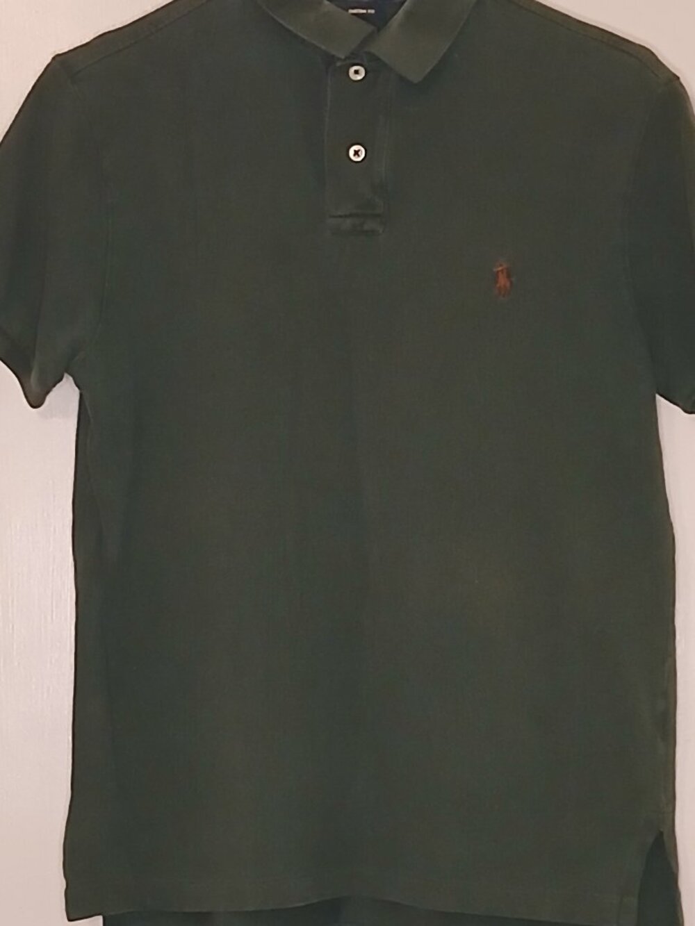 Vintage Polo Ralph Lauren Custom Fit Medium Green Purple Label Tag